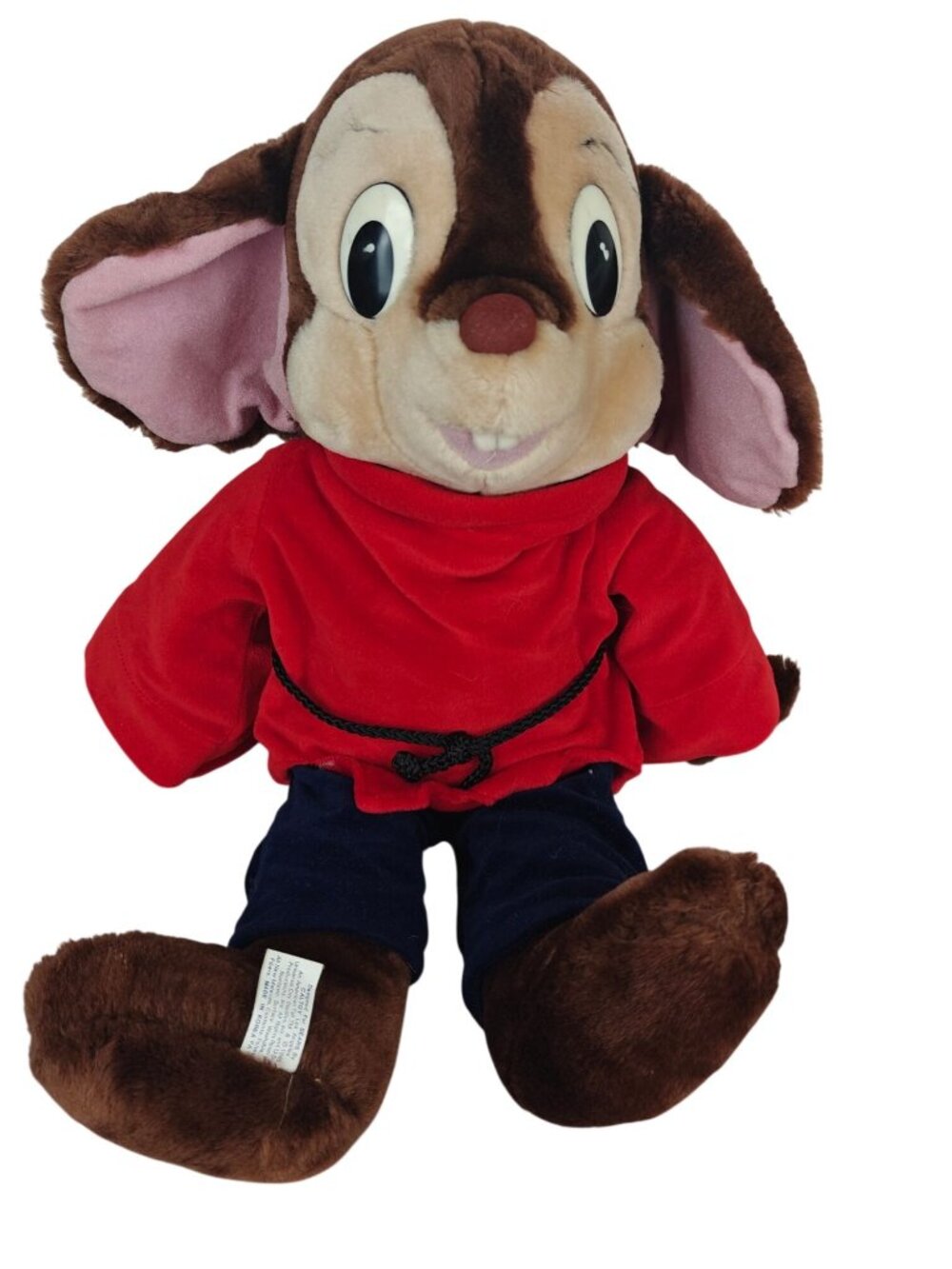 Vintage Fievel Plush Stuffed Animal An American Tail Sears Caltoy 1986 Korea 18"